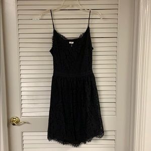 Black dress with back cut out